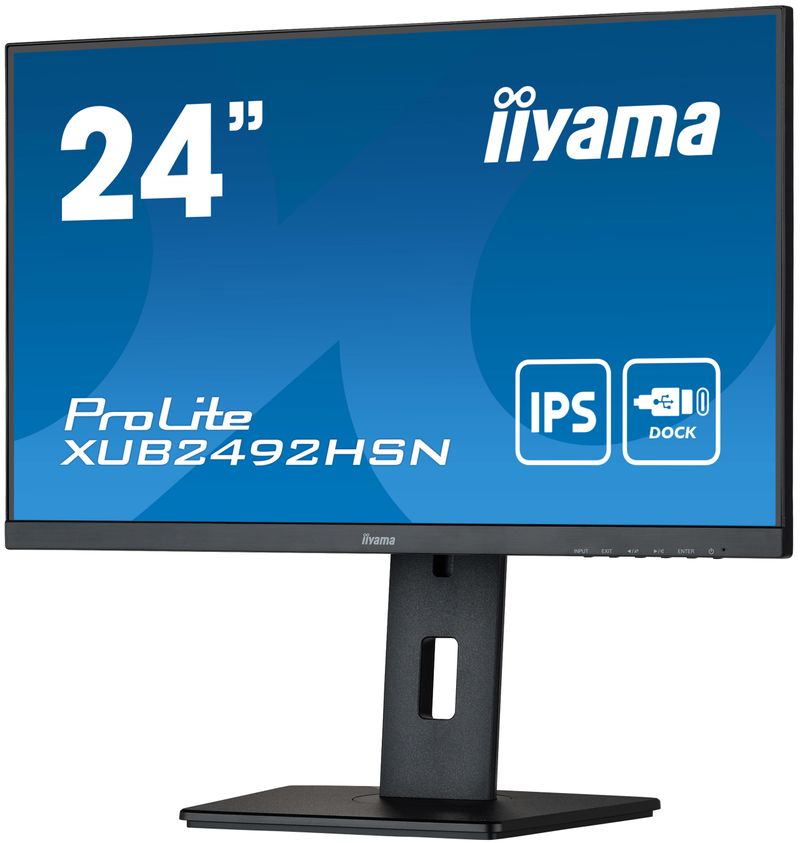 Iiyama-ProLite-XUB2492HSN-B5-Led-Display-24---1920x1080-Pixel-Full-HD-Nero