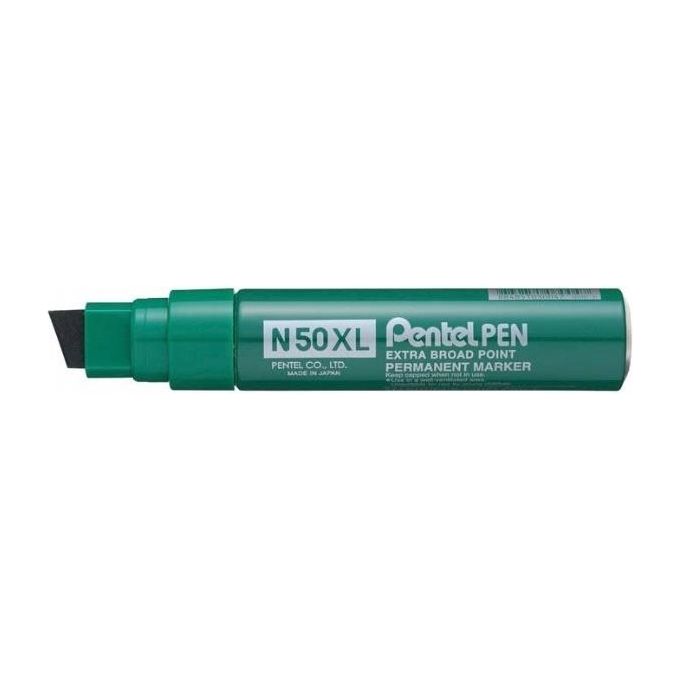 Pentel-Confezione-6-Marcatori-N50-Punta-Scalpello-Verde