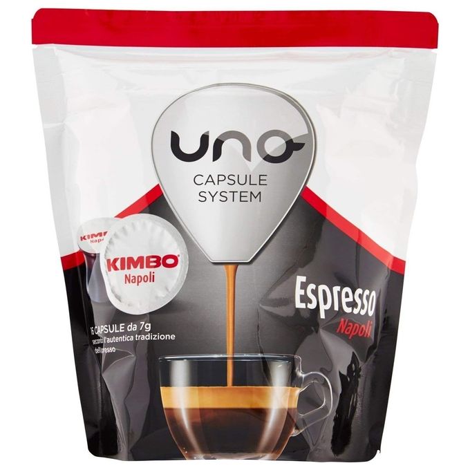 Kimbo-96-Capsule-Uno-system-Espresso-Napoli-6-Confezioni-da-16-Capsule