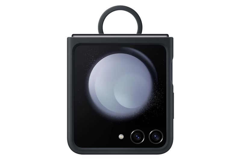 Samsung-Galaxy-Z-Flip5-Silicone-Case-con-Ring-Indigo