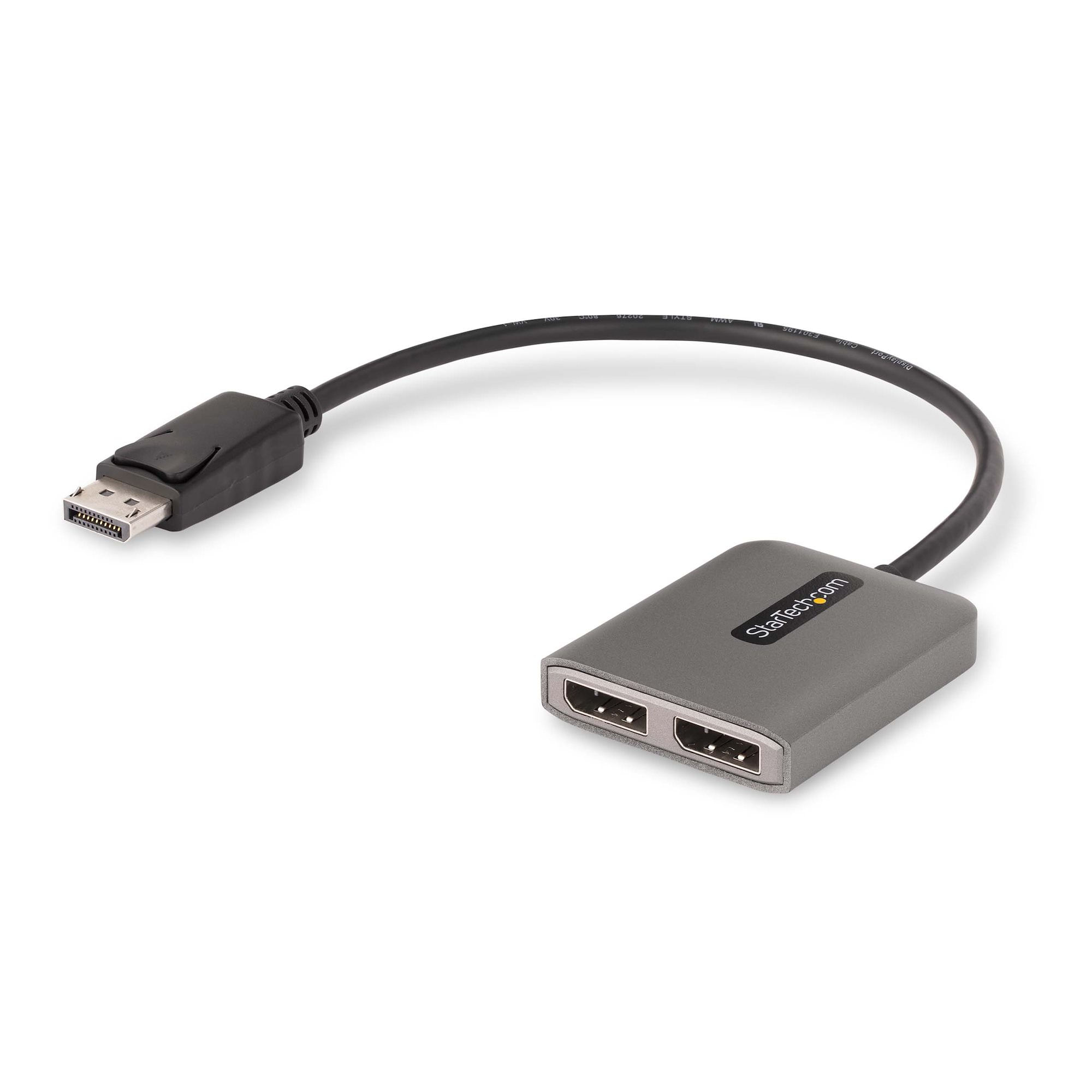 StarTech.com Hub MST DisplayPort a 2 Porte - Adattatore Multi-Monitor DP 1.4 a 2x DP 5K 60Hz