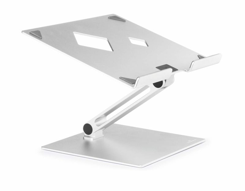 Durable-Laptop-Stand-Rise-Supporto-per-Laptop-Argento