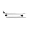 Durable-Laptop-Stand-Rise-Supporto-per-Laptop-Argento