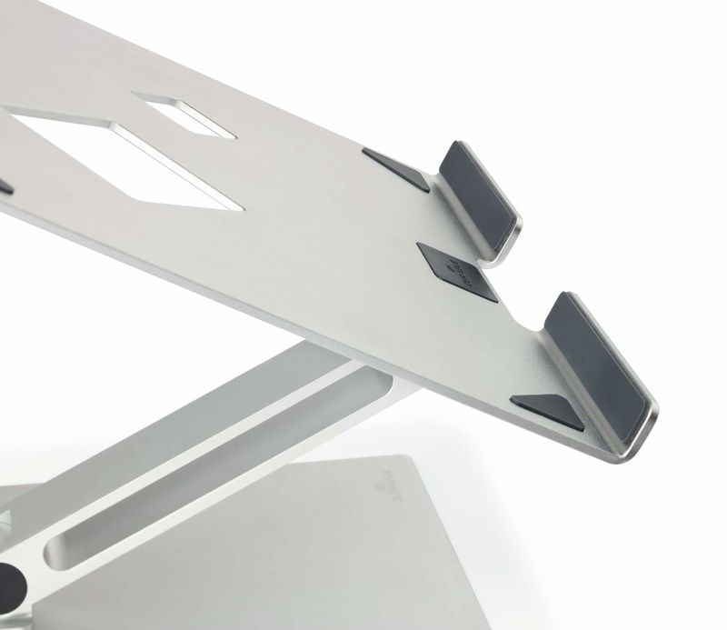 Durable-Laptop-Stand-Rise-Supporto-per-Laptop-Argento