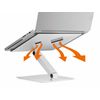 Durable-Laptop-Stand-Rise-Supporto-per-Laptop-Argento