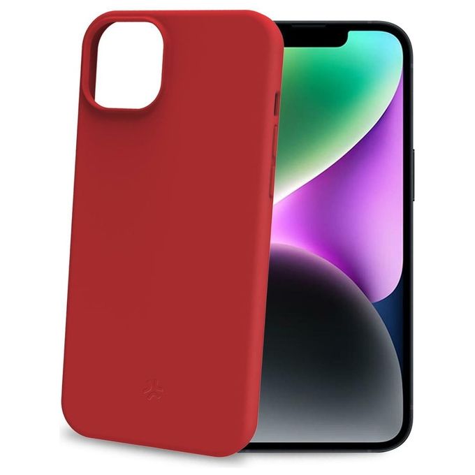 Celly-Cromo-Cover-per-iPhone-15-Rosso