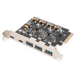 Digitus DS30222 Scheda Pcie 2 Usb-c  3 Usb A