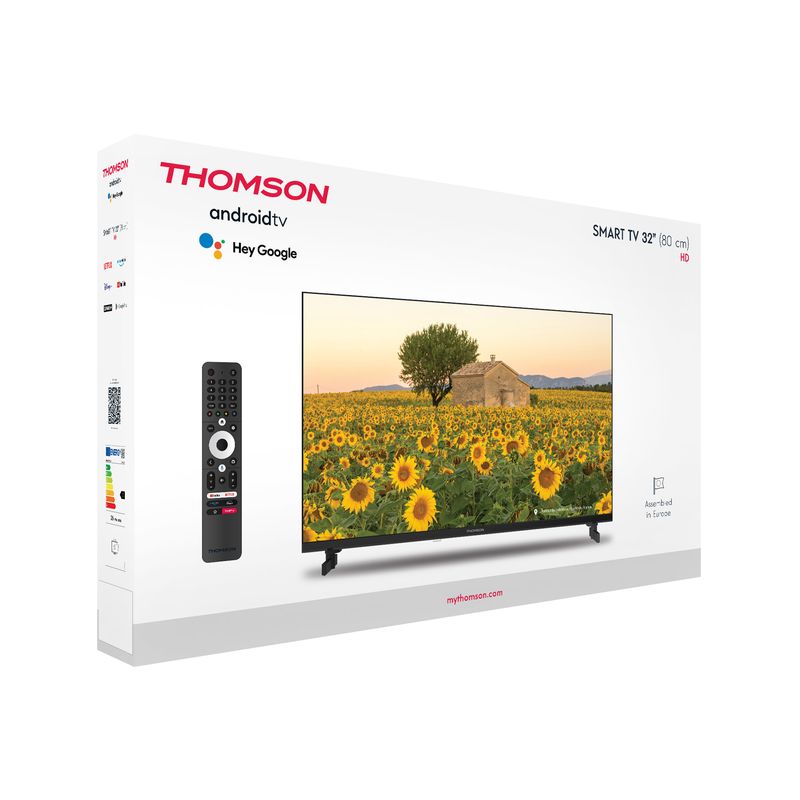 Thomson-32HA2S13-Tv-Led-32---Frame-Less-Smart-Tv-Android-11-Dvb-t2-s2-Hd-Nero