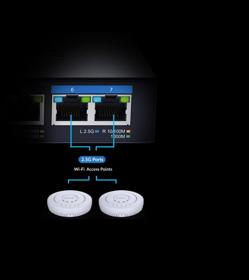 D-link---7-port-Multi-gigabit-Unmanaged-Switch