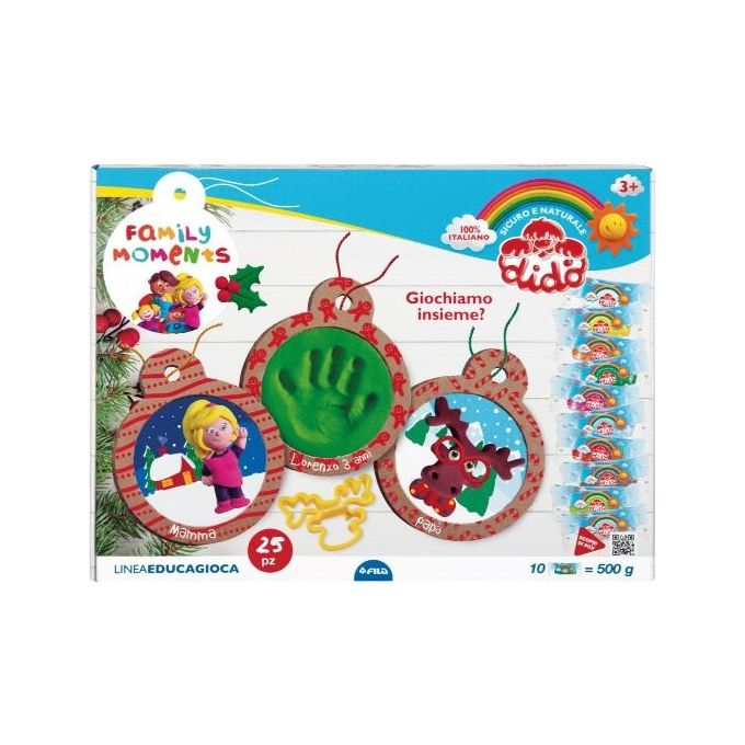 Dido Pasta Modellabile Family Moments Linea Giochi per Bambini per Attivita' Creative e Immaginative