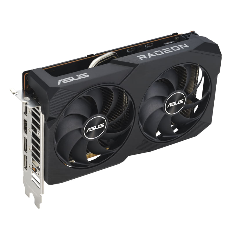 Asus-Dual--RX7600-O8G-V2-AMD-Radeon-RX-7600-8Gb-GDDR6