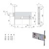 Cisa-14510-90-0-Elettroserratura-Infilare-Fasce-Alluminio