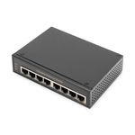 Digitus Switch di rete Gigabit Ethernet a 8 porte, industriale, non gestito