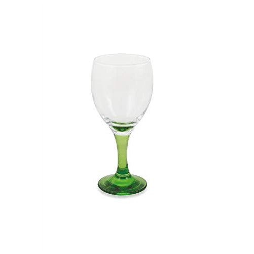 Set-6-calici-in-vetro-con-base-colorata-300ml-Valencia-Color