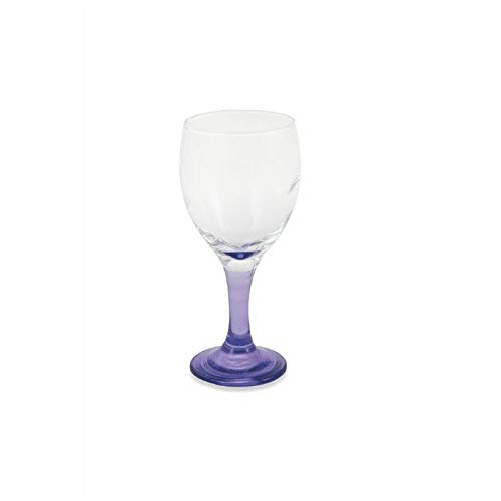 Set-6-calici-in-vetro-con-base-colorata-300ml-Valencia-Color