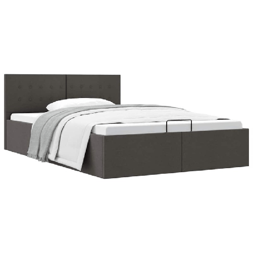 VidaXL Giroletto Idraulico Contenitore Grigio Scuro Tessuto 120x200cm