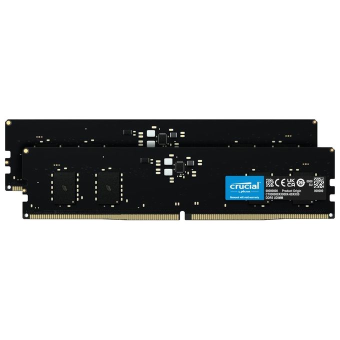 Crucial CT2K8G52C42U5 memoria 16 GB 2 x 8 GB DDR5 5200 MHz Data Integrity Check (verifica integrità dati)