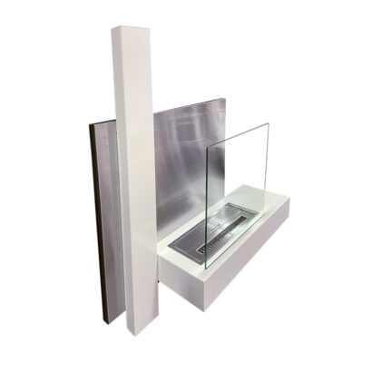 Divina-Fire-Camino-a-bioetanolo-biocamino-da-parete-VIENNA-Bianco-L65-x-H75-x-P23