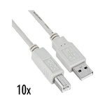 Nilox NX090301135 cavo USB 1,8 m USB 2.0 USB A USB B Bianco