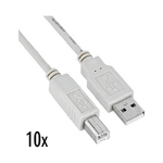 Nilox-NX090301135-cavo-USB-18-m-USB-2.0-USB-A-USB-B-Bianco