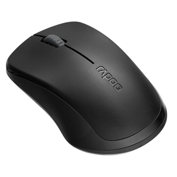 Rapoo-1680-Silent-Mouse-Ambidestro-RF-Wireless-Ottico-1000-Dpi-Nero