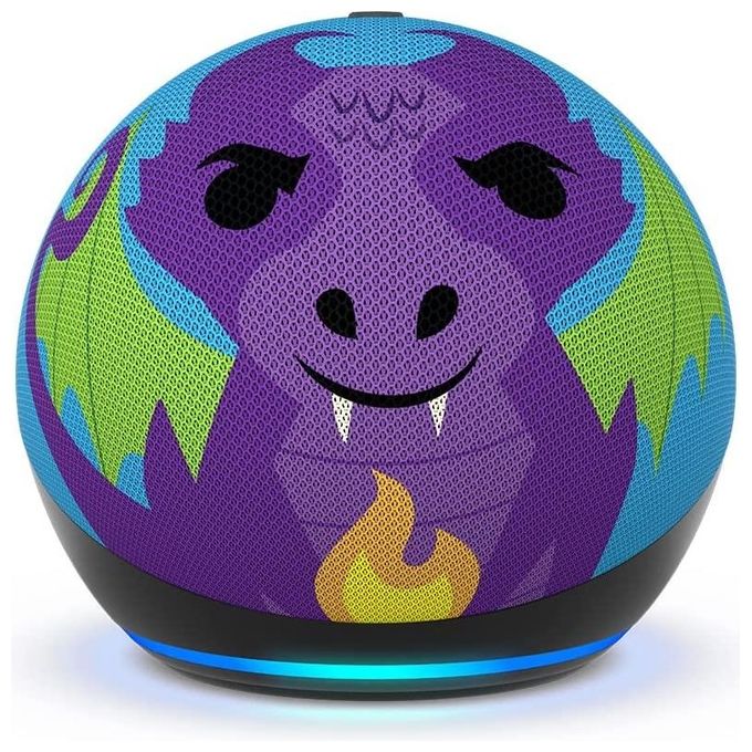 Amazon-Echo-Dot-5-Kids-Dragon-Design