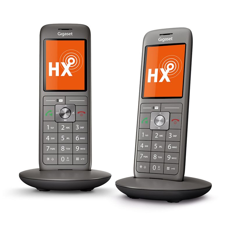 Gigaset-CL660HX-Telefono-Analogico-Dect-Identificatore-di-Chiamata-Antracite-Nero