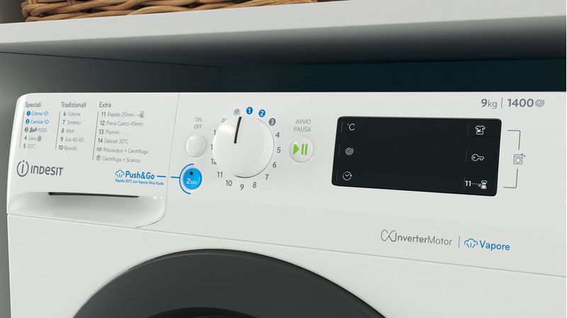 Indesit-BWE-91496X-WKV-IT-Lavatrice-a-Libera-Installazione-Caricamento-Frontale-9Kg-1400-Giri-Classe-Energetica-B