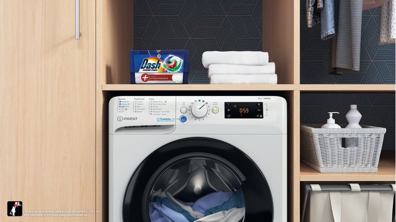 Indesit-BWE-91496X-WKV-IT-Lavatrice-a-Libera-Installazione-Caricamento-Frontale-9Kg-1400-Giri-Classe-Energetica-B