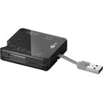 Goobay 95674 Lettore di Memorie USB 2.0 All-In-One Nero
