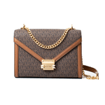 Michael Kors Borsa a Tracolla Michael Kors Whitney Marrone 24 x 18 x 8 cm