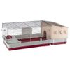 FERPLAST---Gabbia-per-porcellini-d-India---Gabbia-per-conigli---Gabbia-e-accessori-inclusi---Apribile-e-componibile-142-x-60-x-h-50-CM---Krolik-140-PLUS