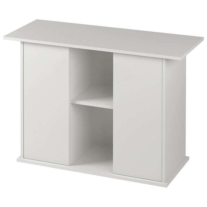 Hydor-Mobile-Acquari-STAND-DUBAI-100-in-Legno-Ante-Push-Pull-Resistente-all-Acqua-Piedini-Regolabili-Bianco