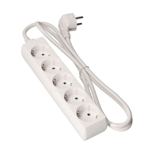 EDM Product Multipresa con 5 Prese senza Interruttore EDM 41035 Schuko (3 m)