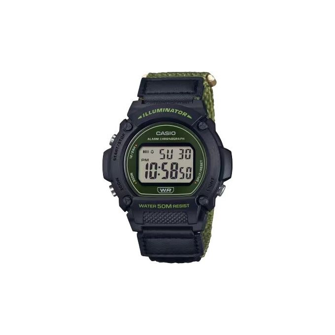 Casio-Orologio-Digitale-al-Quarzo-Uomo-con-Cinturino-in-Resina