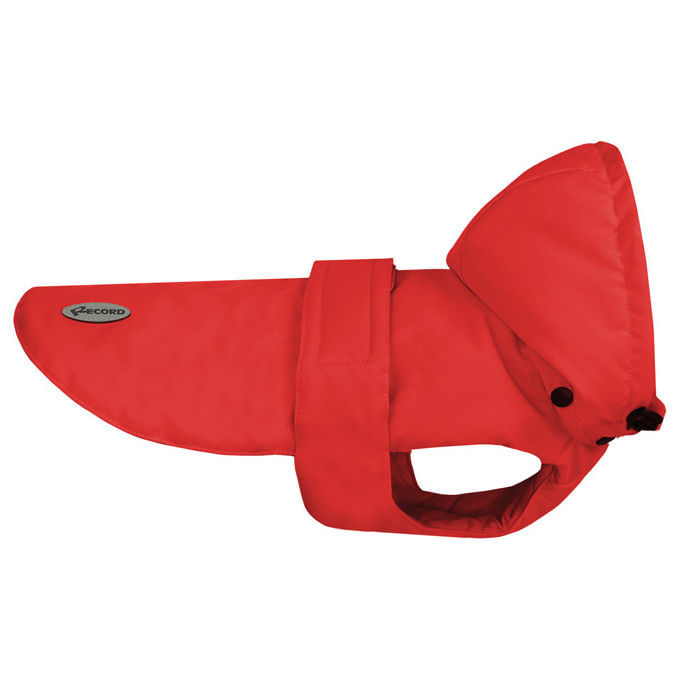 Record-Cappottino-impermeabile-cani-Brumy-S---Lunghezza-dorso-35-cm-Rosso