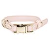 Record-Collare-per-cani-in-similpelle-con-fibbia-in-metallo-XXS---15-cm-Circonferenza-22-30-cm-Rosa