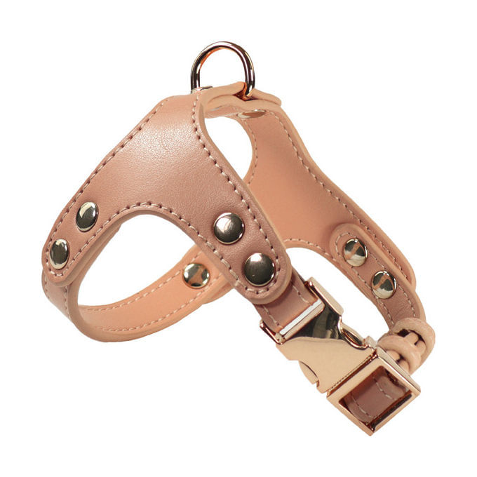 Record-Pettorina-per-cani-in-similpelle-XS---Circonferenza-235-31-cm-Marrone
