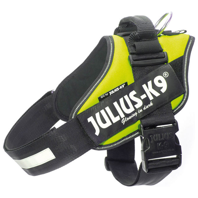 Julius-K9-Pettorina-per-cani-IDC-Powerharness-Tg.-2-XL---Tg.-2--Circonferenza-71-96-cm-Peso-28-40-Kg--Giallo-Fluo