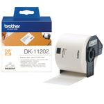 Brother ETICHETTE BROTHER DK-11202 CONF.300PZ ADESIVE 62x100mm X QL-500 QL-550 QL-1050 QL-1050N QL-570 QL-700 QL