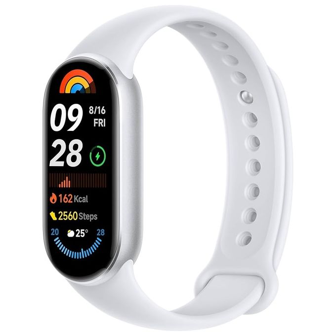Xiaomi Smart Band 9 Braccialetto per rilevamento di attività 4,11 cm (1.62") Argento