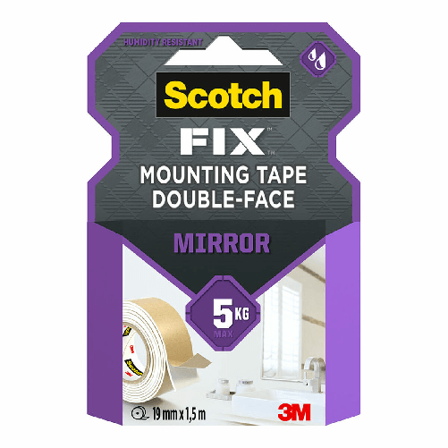 Scotch Nastro biadesivo Scotch 19 mm x 1,5 m Specchi