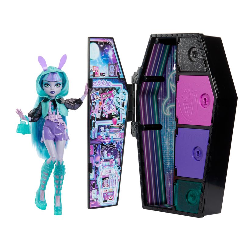 Mattel-Bambola-Monster-High-Lagoona-Twyla-Segreti-da-Brivido-Neon-Frights