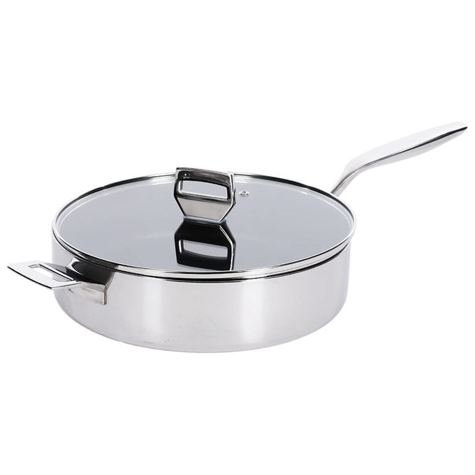 Sitram-Padella-in-acciaio-inox-triply-gamma-YVES-CAMDEBORDE-BY-Ø-28-cm-H-7-cm