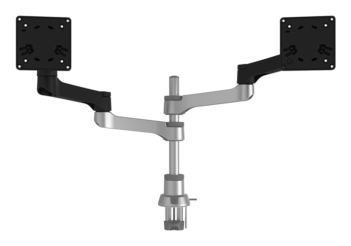 R-Go Tools RGOVLZE4TWSI Supporto da Tavolo per Tv a Schermo Piatto 32'' Scrivania Nero