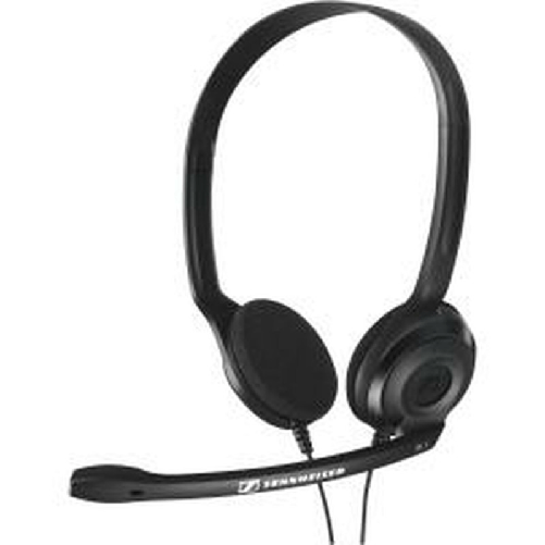 Sennheiser Auricolari con Microfono Sennheiser Pc 3 Chat Nero