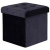 Pouf-Contenitore-Quadrato-In-Velluto-Nero