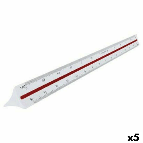 Maped Righello Maped Bianco 30 cm (5 Unità)