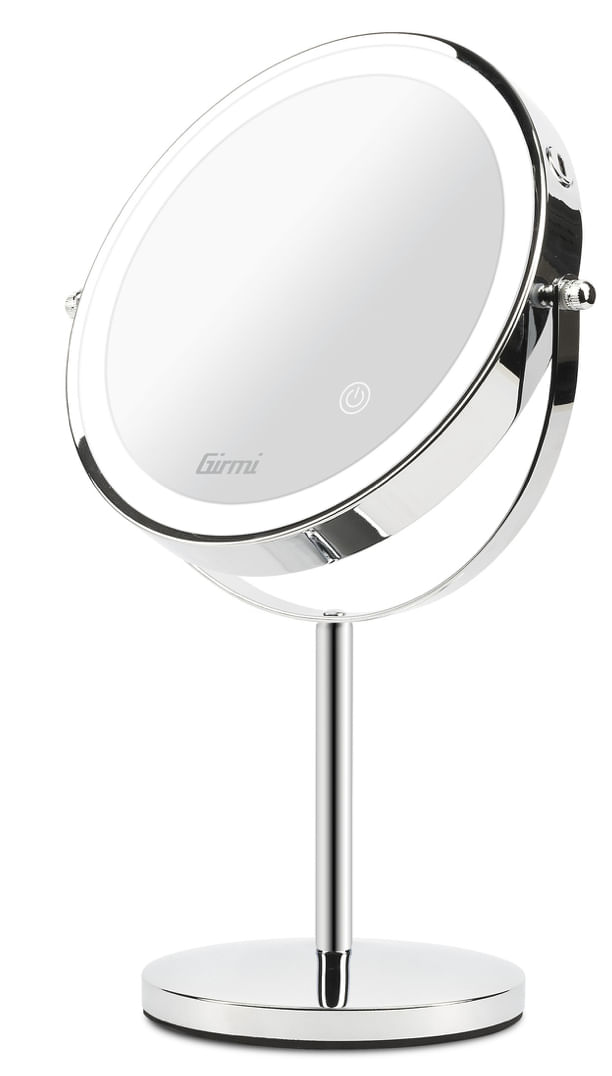 Girmi BE02 specchietto per trucco Libera installazione Rotondo Acciaio inox