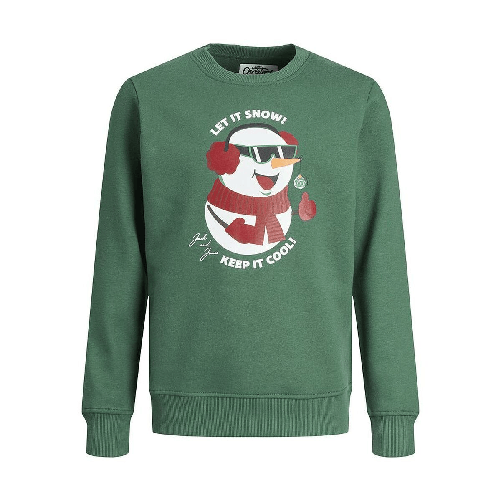 Jack & Jones Felpa senza Cappuccio Bambino Jack &amp; Jones 12222091 Verde